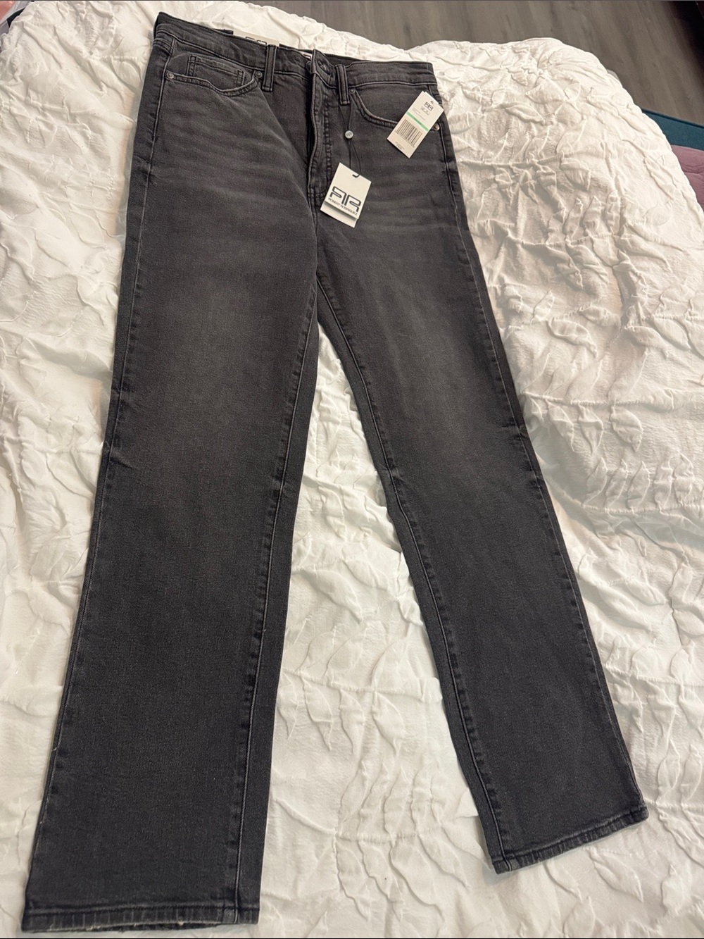 Robert Rodriguez Women's Charcoal Straight-Leg Jeans